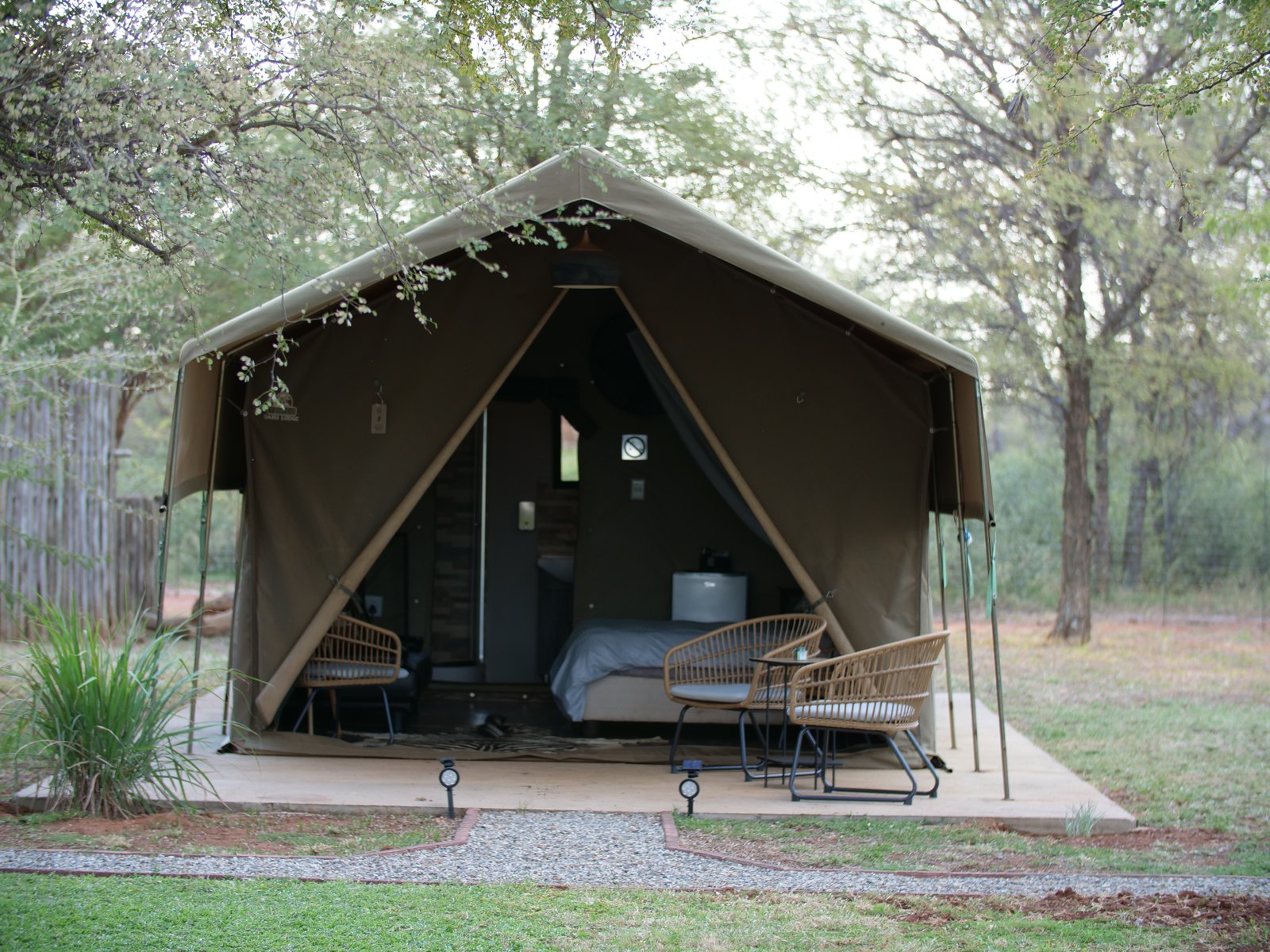 Safari tent in the bushveld