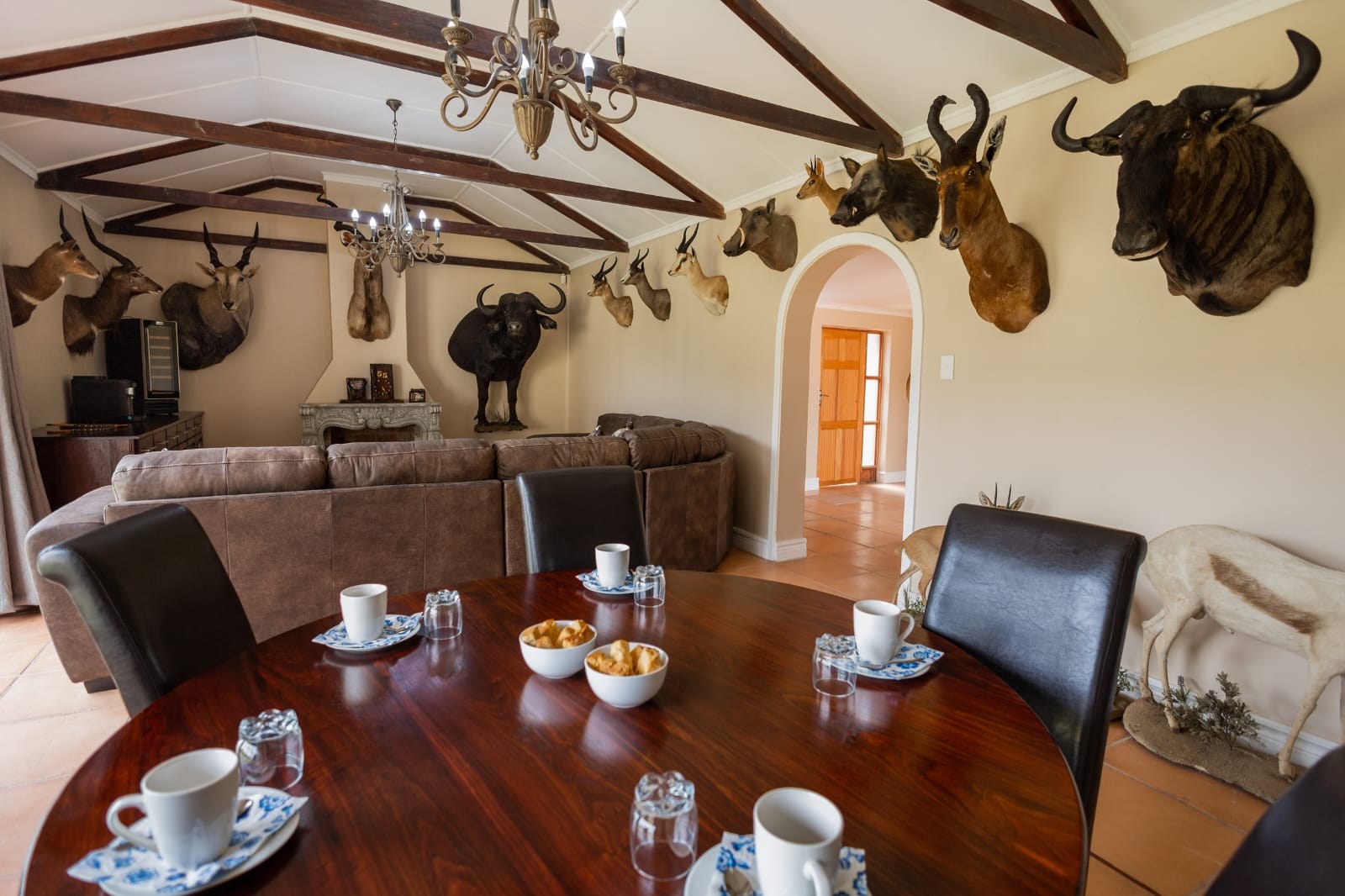 Dining room at the lodge