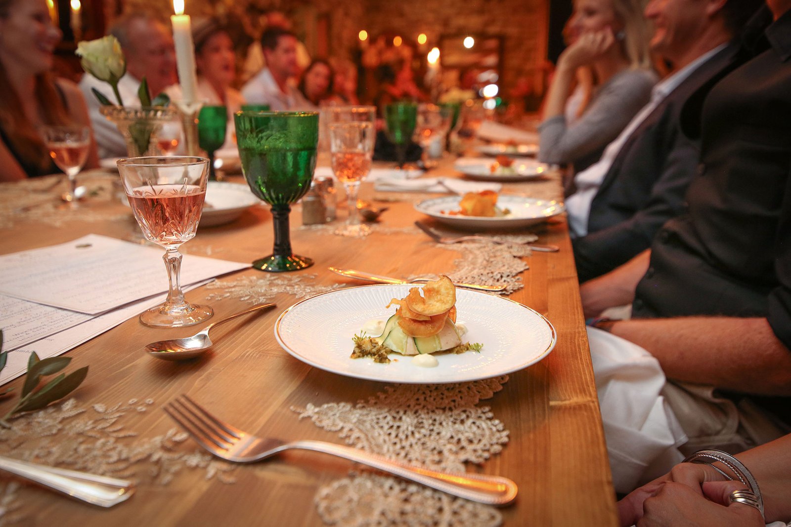 A special dining experience in the bush